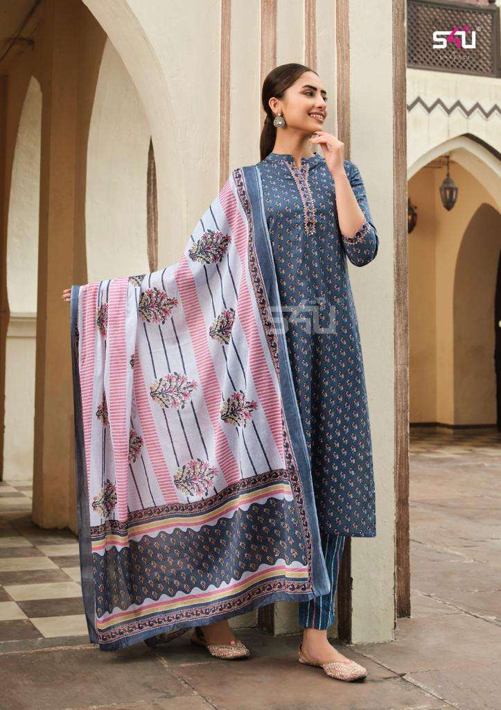 RABTA BY S4U COTTON FULL STICHED SALWAR SUITS WHOLESALE 7 PCS WHOLESALE RATE IN SURAT - SAIDHARANX 