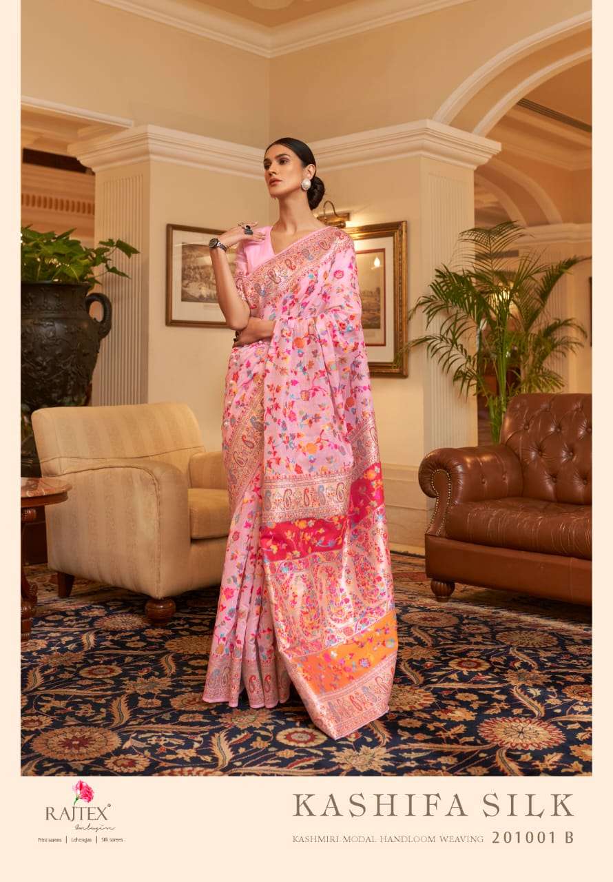Rajtex Kashifa Silk Festive Wear Handloom Saree Collection Wholesale Rate In Surat - SaiDharaNx 