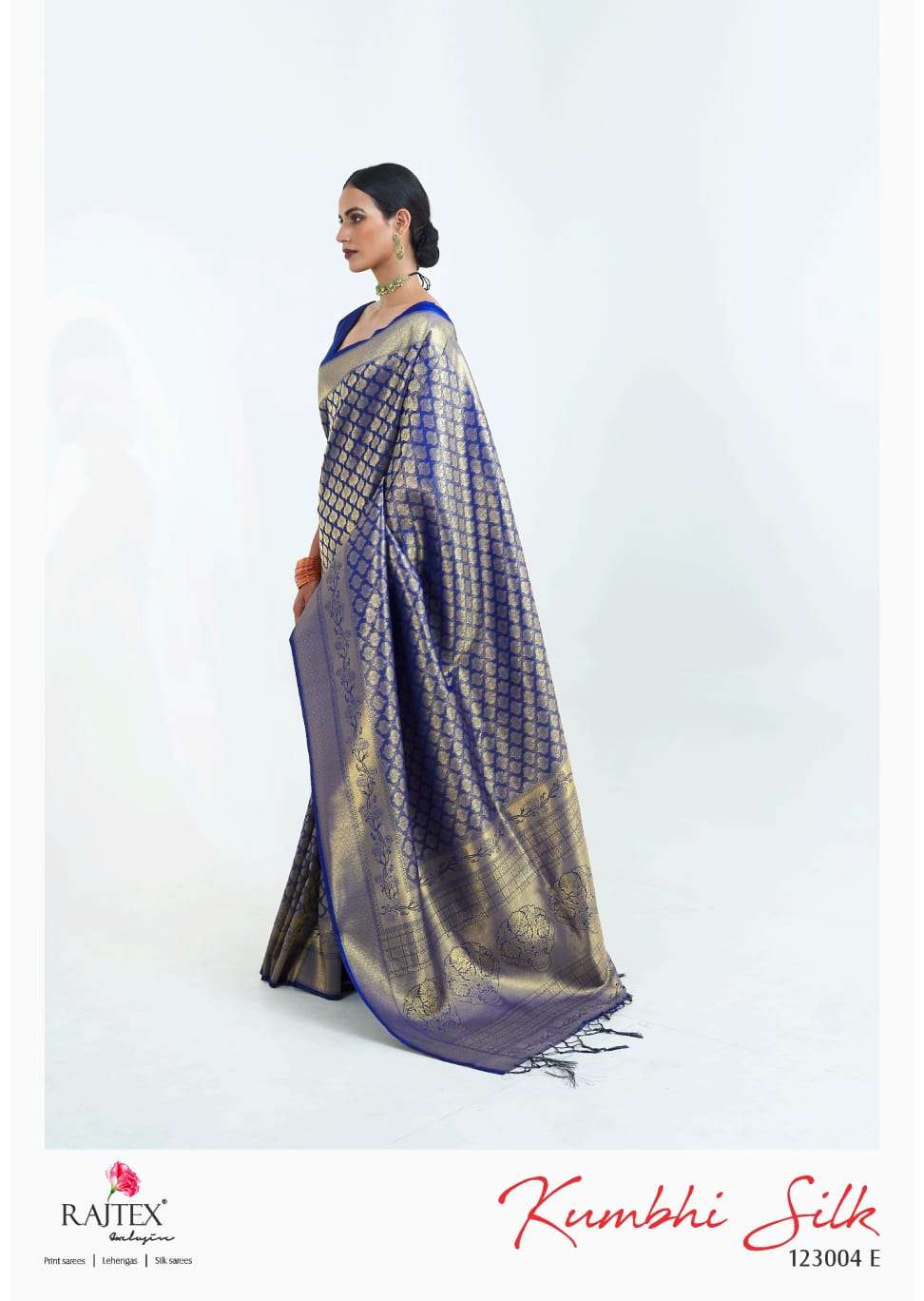 Rajtex Kumbhi Silk 123004 Handloom Weaving Silk Saree Collection Wholesale Rtae in Surat - Saidharanx