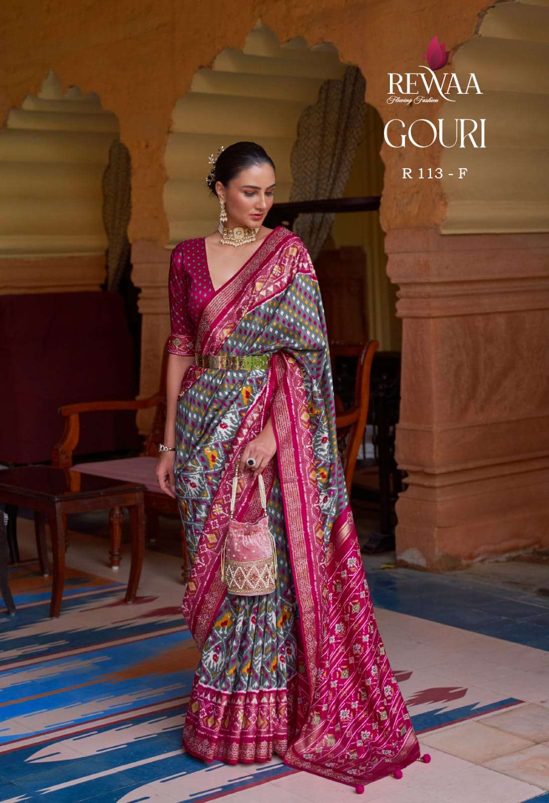 RUCHI PRESENTS SAMAIRA 3RD EDITION 20101-20103 COLOURS CREPE SILK SAREES  COLLECTION AT WHOLESALE PRICE 3689