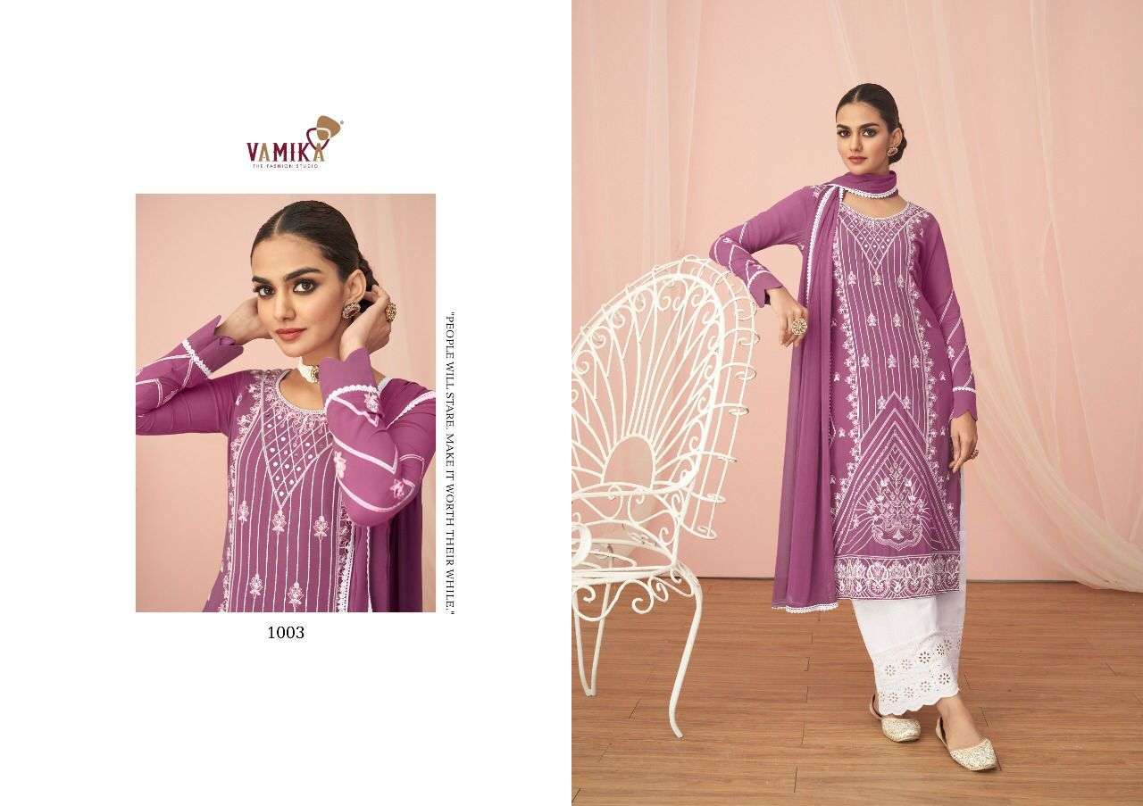 Vamika Noor Designer Embroidered Ready Made Collection Wholesale Rate In Surat - Saidharanx 