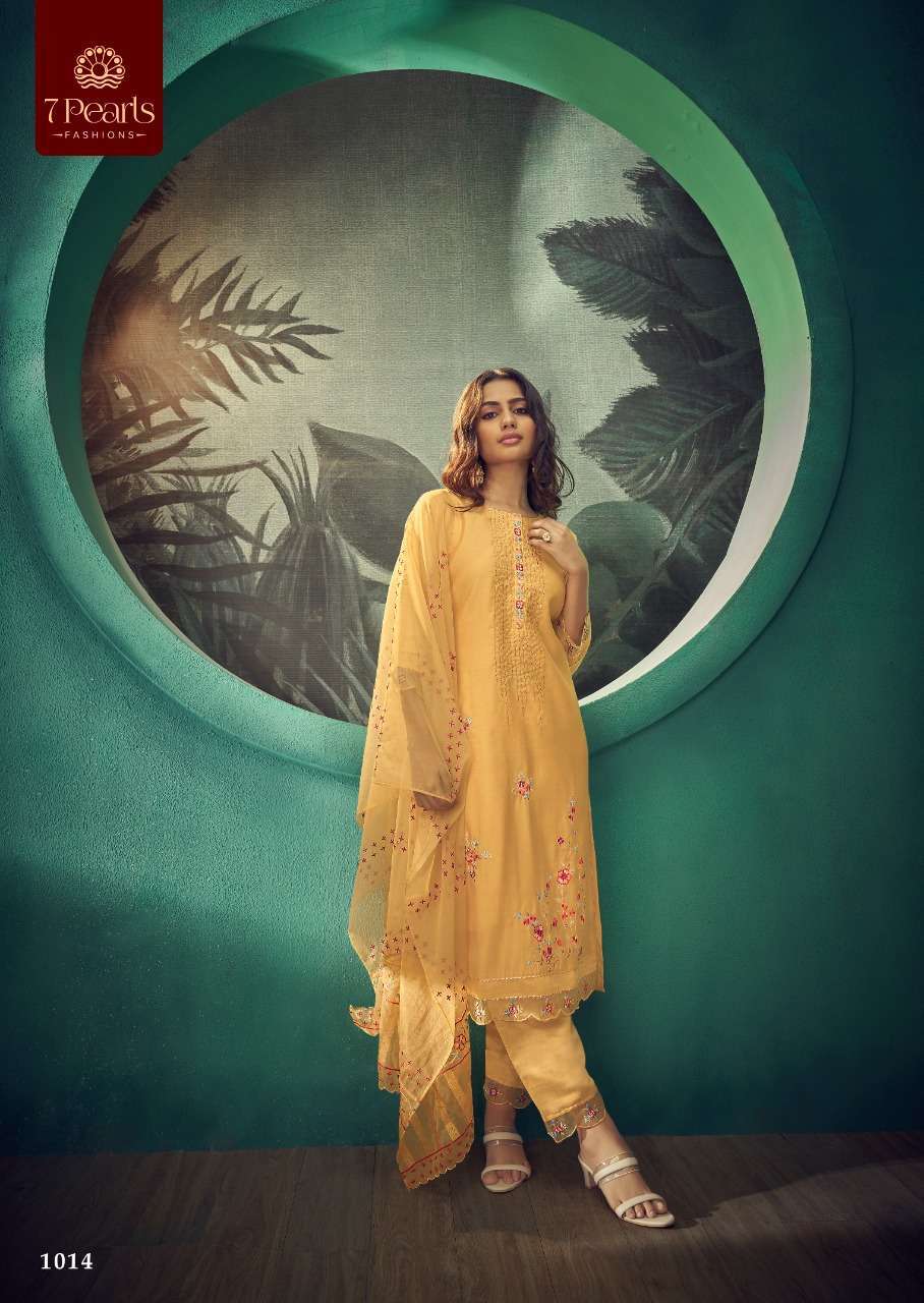 7 PEARLS PRESENT CARNIVAL FESTIVE WEAR READYMADE PANT STYLE DESIGNER SUITS IN WHOLESALE RATE IN SURAT - SAI DHARANX 