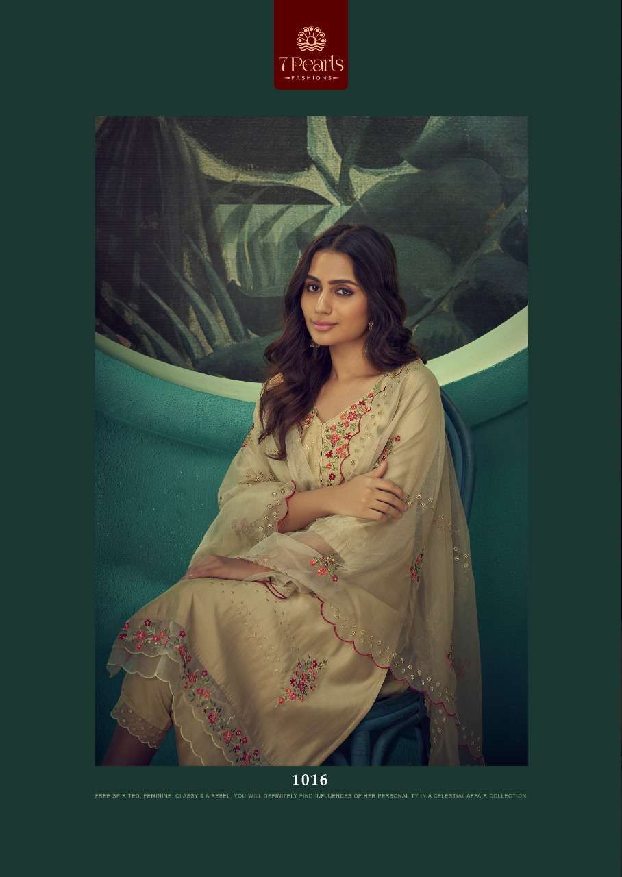 7 PEARLS PRESENT CARNIVAL FESTIVE WEAR READYMADE PANT STYLE DESIGNER SUITS IN WHOLESALE RATE IN SURAT - SAI DHARANX 