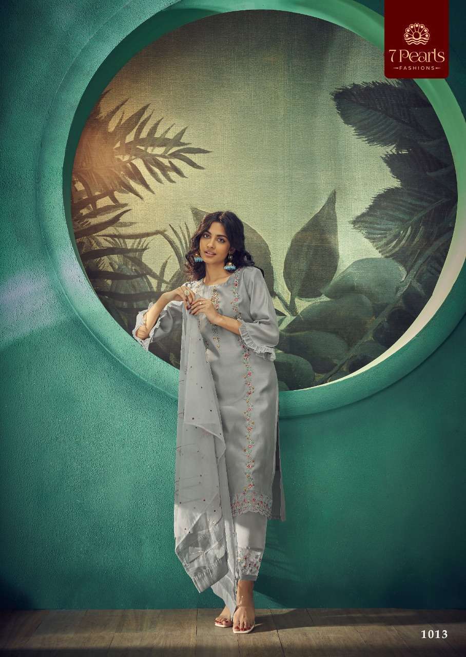 7 PEARLS PRESENT CARNIVAL FESTIVE WEAR READYMADE PANT STYLE DESIGNER SUITS IN WHOLESALE RATE IN SURAT - SAI DHARANX 