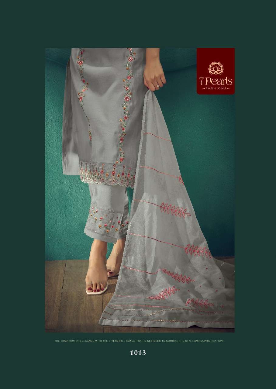 7 PEARLS PRESENT CARNIVAL FESTIVE WEAR READYMADE PANT STYLE DESIGNER SUITS IN WHOLESALE RATE IN SURAT - SAI DHARANX 