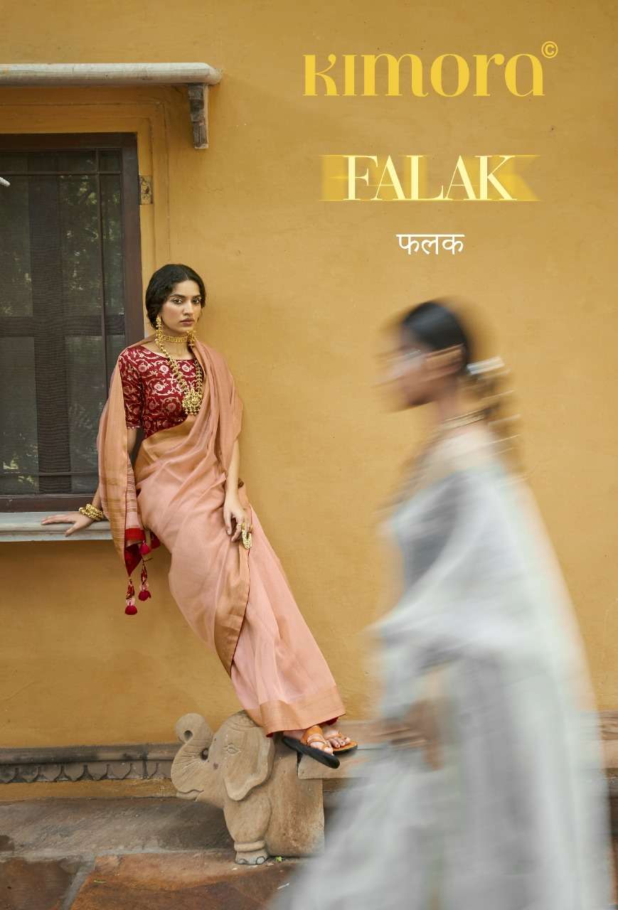 Falak Kimora Sarees Wholesale Rate In Surat - Saidharanx 