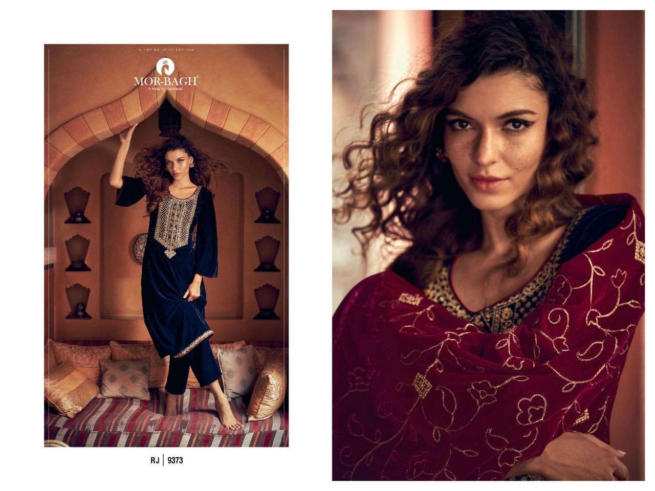 MOR BAGH PRESENT RANJHA VELVET WINTER COLLECTION IN WHOLESALE RATE IN SURAT - SAIDHARANX 