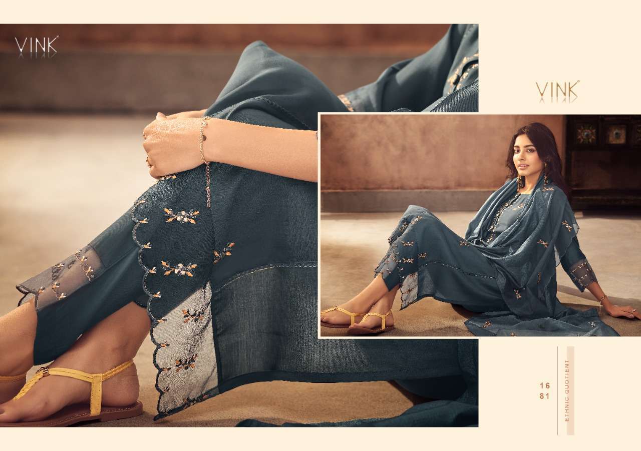 VINK PRESENT IVY VOL 3 READY TO FESTIVE WEAR PANT STYLE 3 PIECE PREMIUM COLLECTION WHOLESALE RATE IN SURAT - SAI DHARANX 