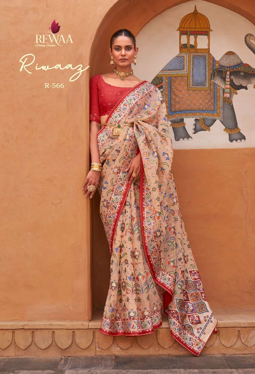 Rewaa Riwaaz Silk Festive Wear Designer Saree Collection Wholesale Rate In Surat - SaiDharaNx 
