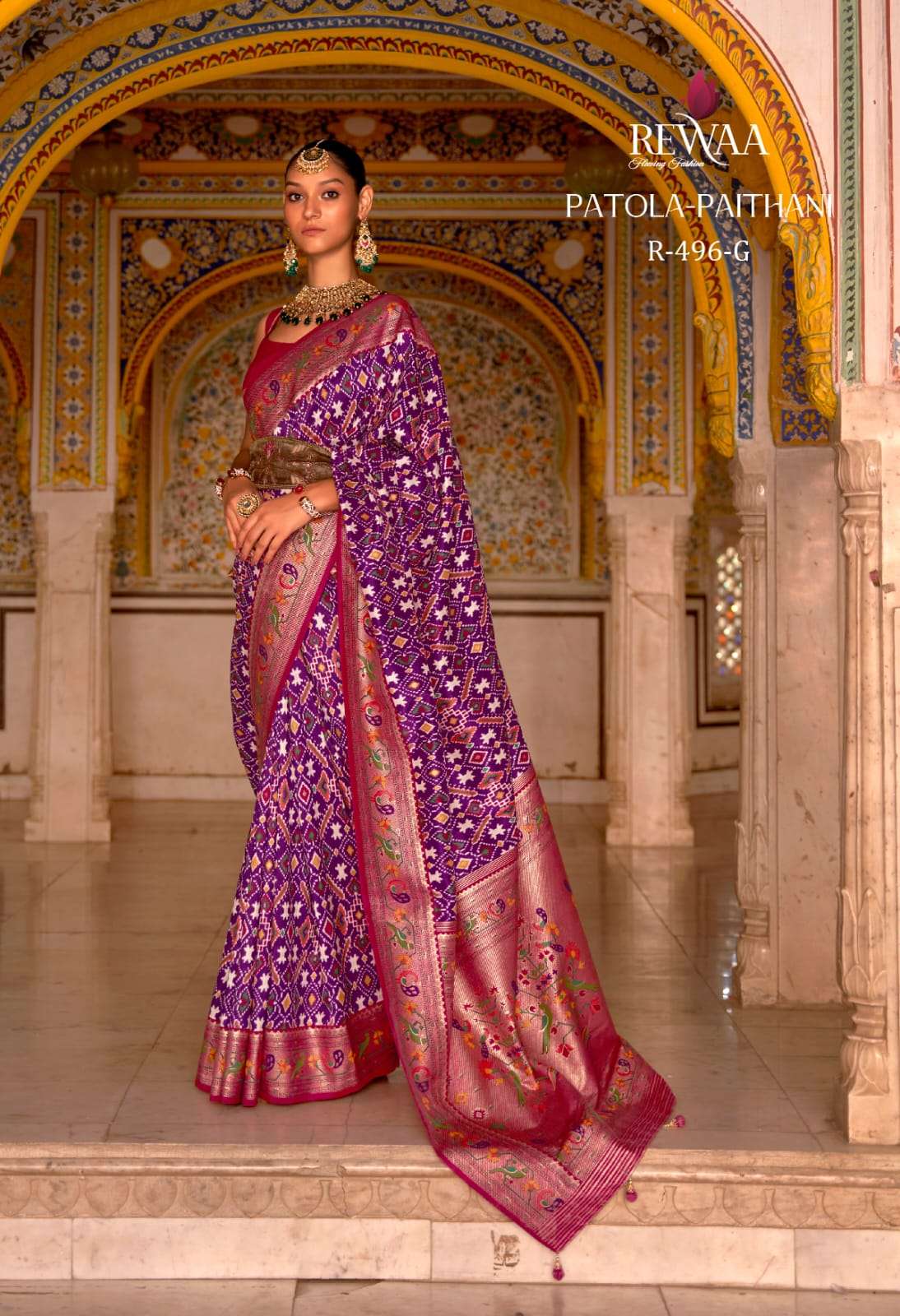 Indian Wedding Saree - Net kurta palazzo set in Pink and Majenta color with  embroidery and Sequence work . . Price: US$ 131.60 . Product Code: 1677348  . . . #indianweddingsaree #ethnicwear #