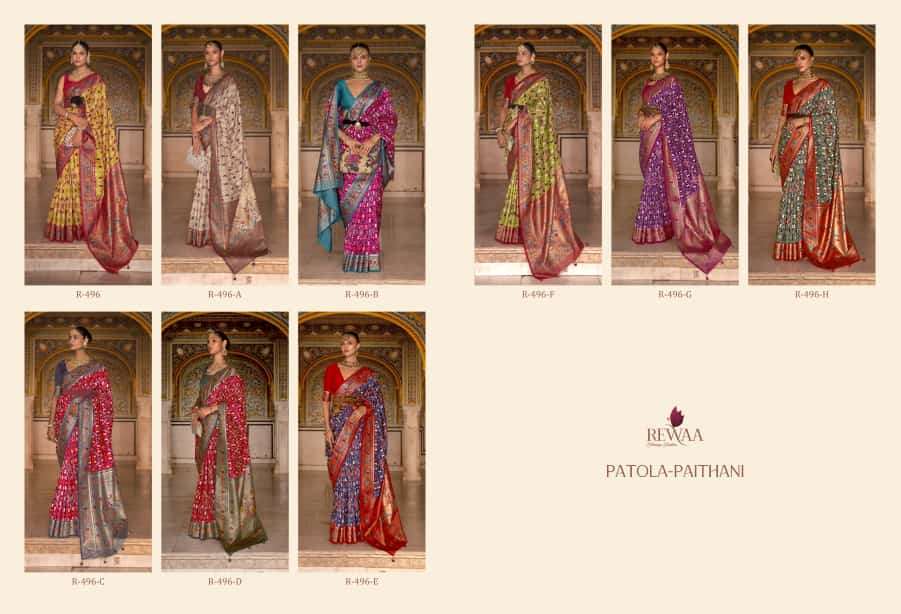 Rewaa Patola Paithani Pure Silk Paithani Saree Collection Wholesale Rate In Surat - SaiDharaNx 