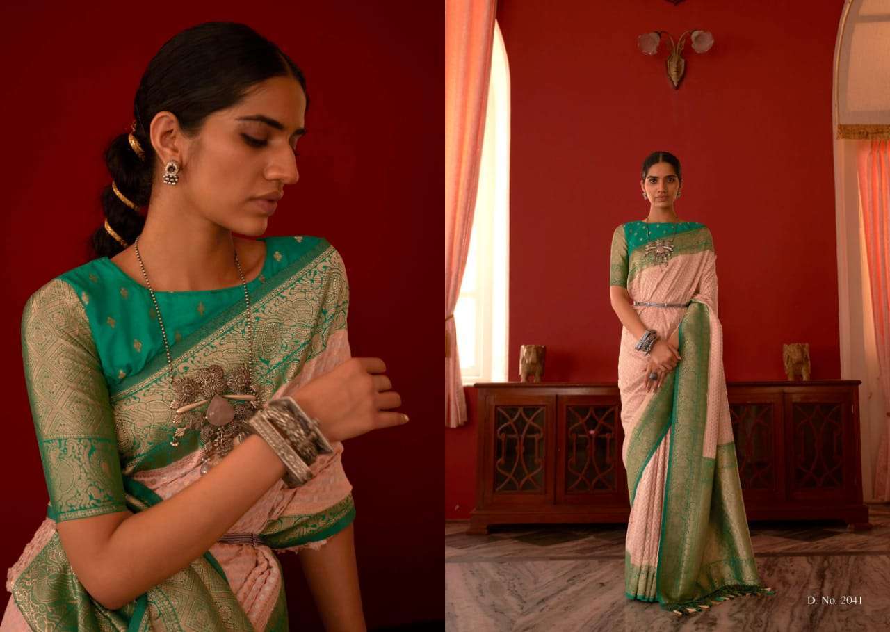 SANGANER BY KIMORA 2041 TO 2045 SERIES GEORGETTE UNSTICHED SAREES WHOLESALE RATE IN SURA - SAIDHARANX 