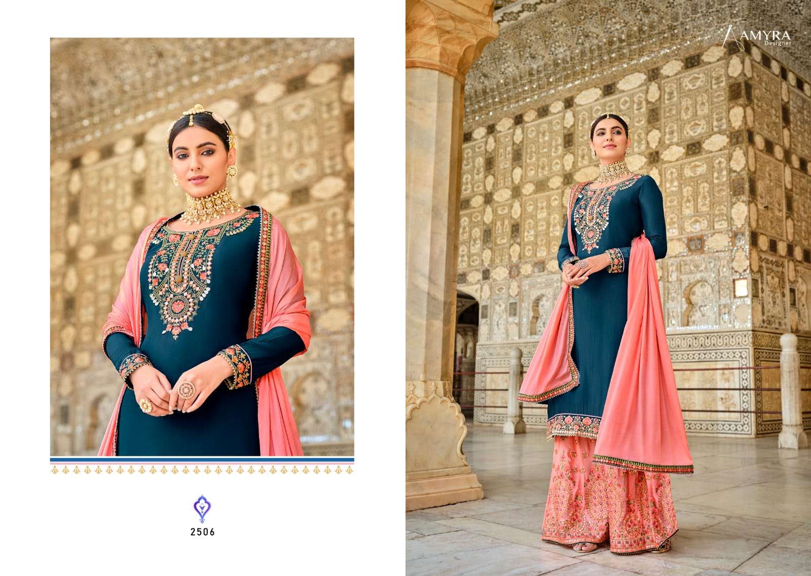 AMYRA DESIGNER GHARANA VOL 2 SALWAR KAMEEZ LATEST CATALOGUE WHOLESALE RATE IN SURAT - SAIDHARANX 