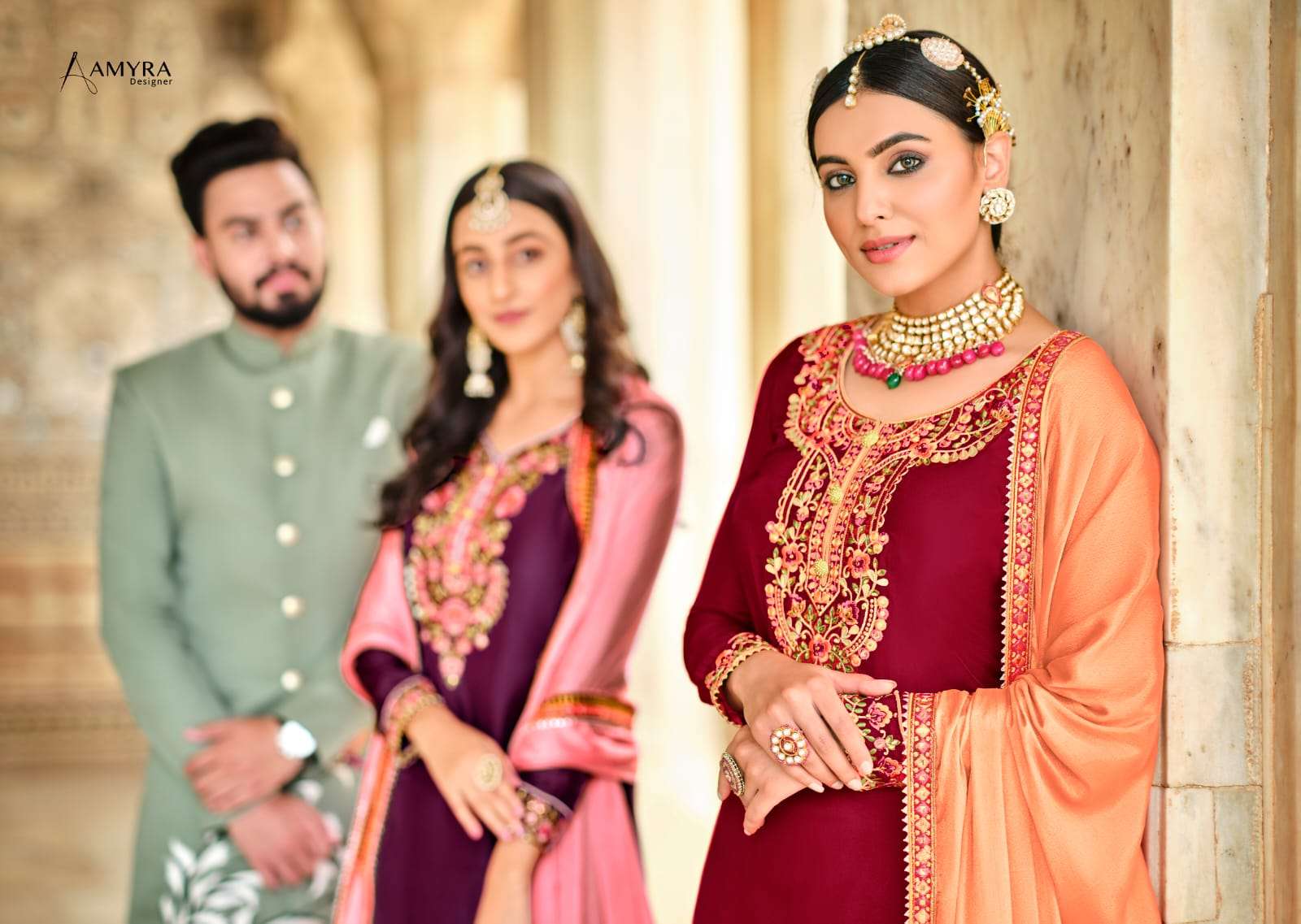 AMYRA DESIGNER GHARANA VOL 2 SALWAR KAMEEZ LATEST CATALOGUE WHOLESALE RATE IN SURAT - SAIDHARANX 