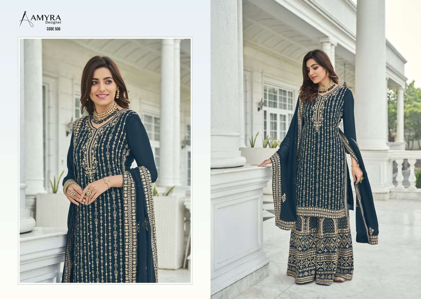 AMYRA DESIGNER SOFIYA VOL 2 GEORGETTE GRACEFUL LOOK SALWAR SUIT CATALOG WHOLESALE RATE IN SURAT - SAIDHARANX 