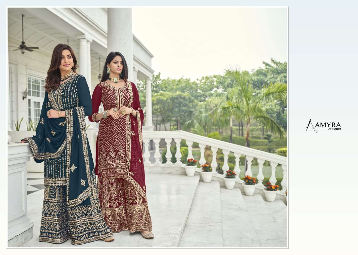 AMYRA DESIGNER SOFIYA VOL 2 GEORGETTE GRACEFUL LOOK SALWAR SUIT CATALOG WHOLESALE RATE IN SURAT - SAIDHARANX 