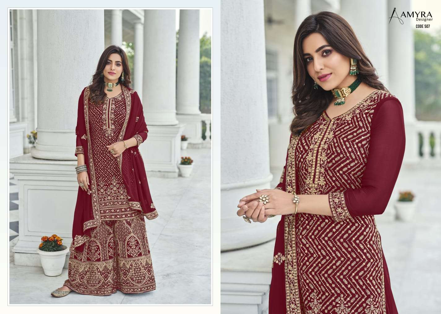 AMYRA DESIGNER SOFIYA VOL 2 GEORGETTE GRACEFUL LOOK SALWAR SUIT CATALOG WHOLESALE RATE IN SURAT - SAIDHARANX 