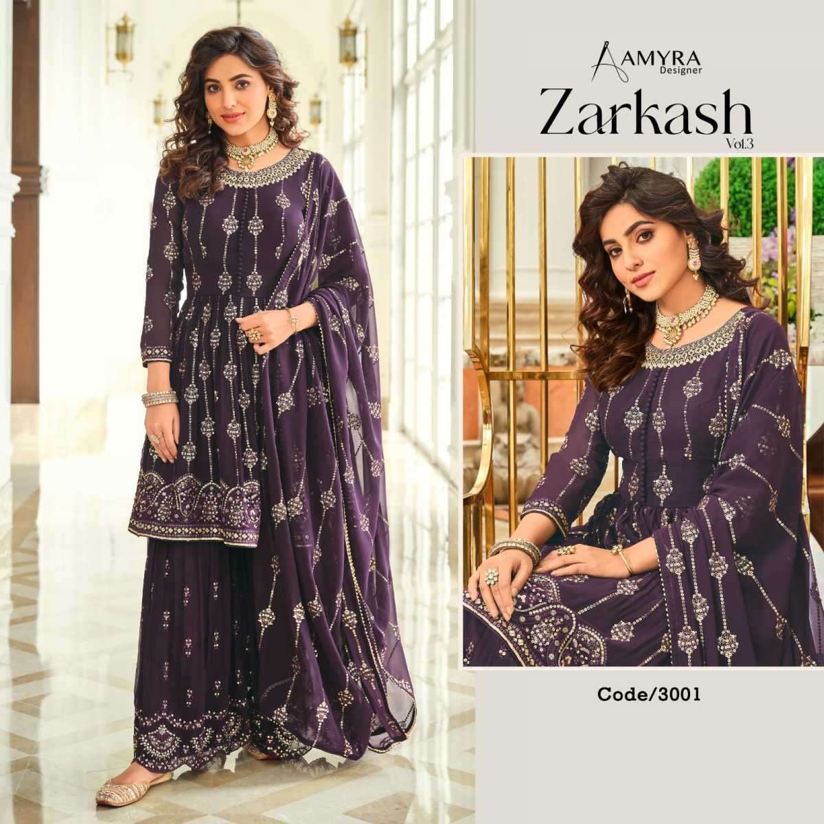 Amyra Zarkash vol 3 catalog Exclusive Designer Salwar suits Wholesale Rate In Surat - SaiDharaNx  