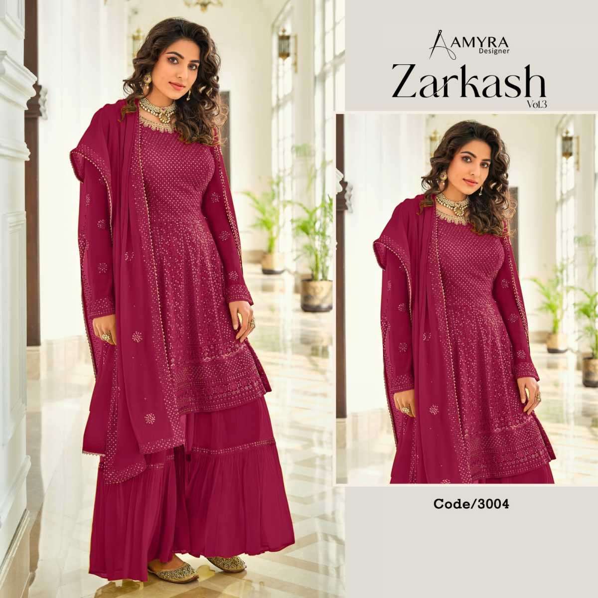 Amyra Zarkash vol 3 catalog Exclusive Designer Salwar suits Wholesale Rate In Surat - SaiDharaNx  