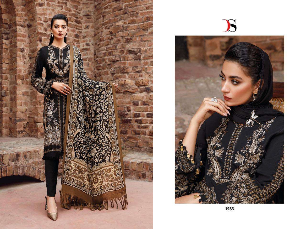 BUNDLE OF 7 WHOLESALE SALWAR SUIT Maria b embroidered lawn by DEEPSY SUITS BY CHIFFON DUPATTA WHOLESALE RATE IN SURAT - SAIDHARANX 
