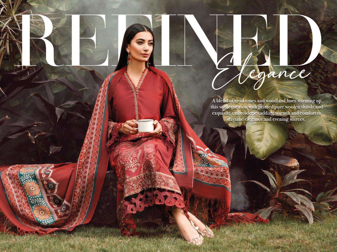 BUNDLE OF 7 WHOLESALE SALWAR SUIT Maria b embroidered lawn by DEEPSY SUITS BY CHIFFON DUPATTA WHOLESALE RATE IN SURAT - SAIDHARANX 