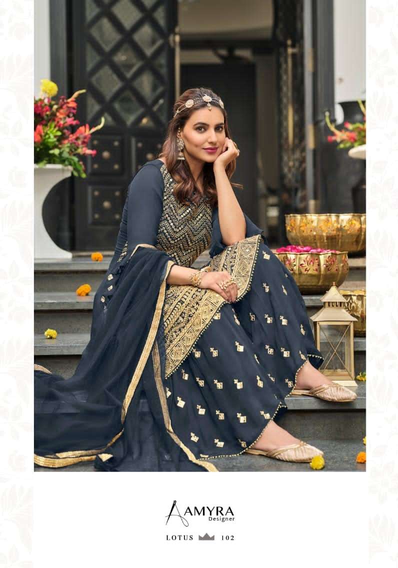 RIWAZ VOL-3 BY AMYRA DESIGNER CHINON FULL STICHED SALWAR SUITS WHOLESALE RATE IN SURAT - SAIDHARANX 