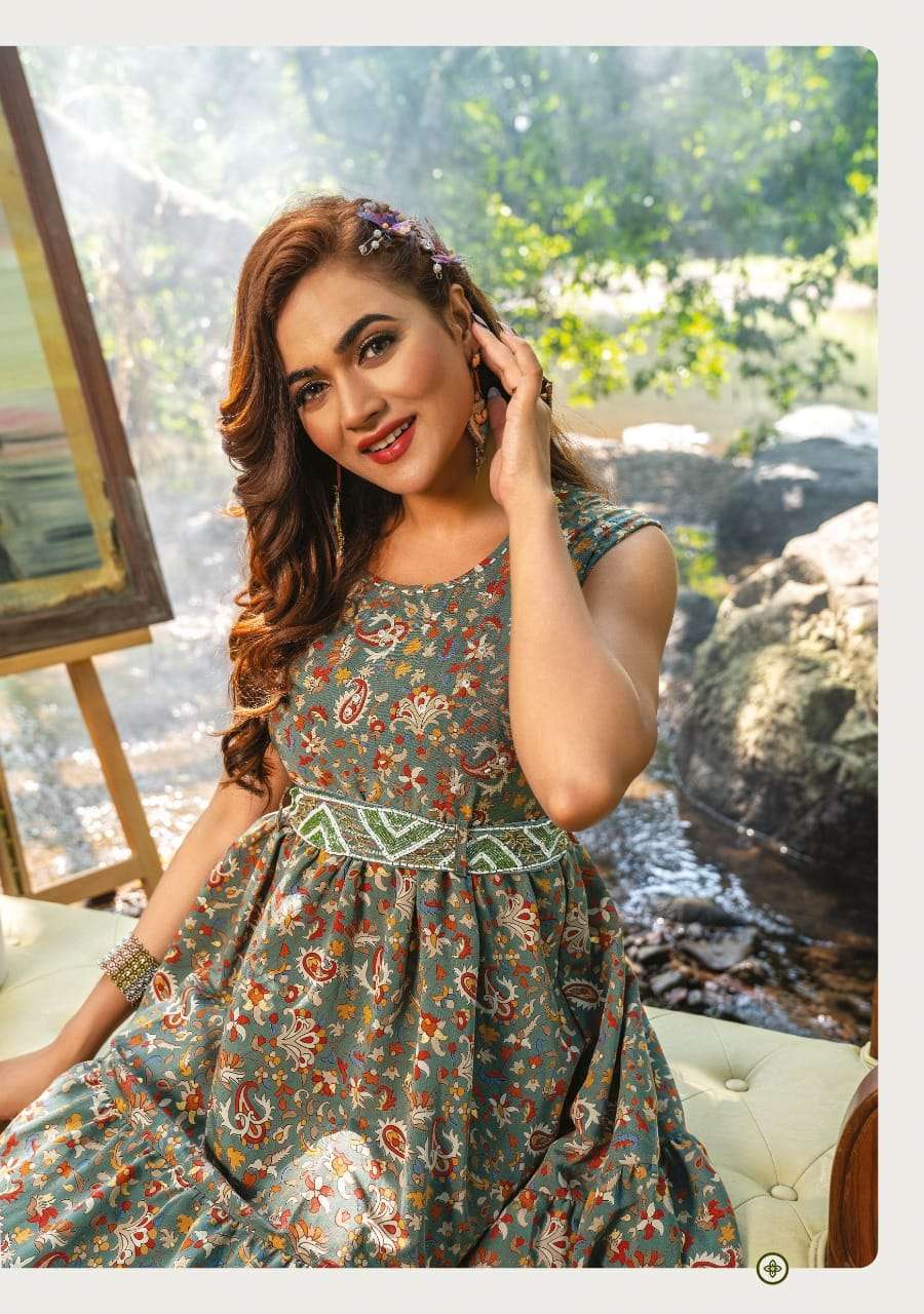 Wanna Barbie Vol-2 Modal Heavy Prints Gowns ( 3 Pcs Catalog ) Wholesale Rate In Surat - SaiDharaNx 