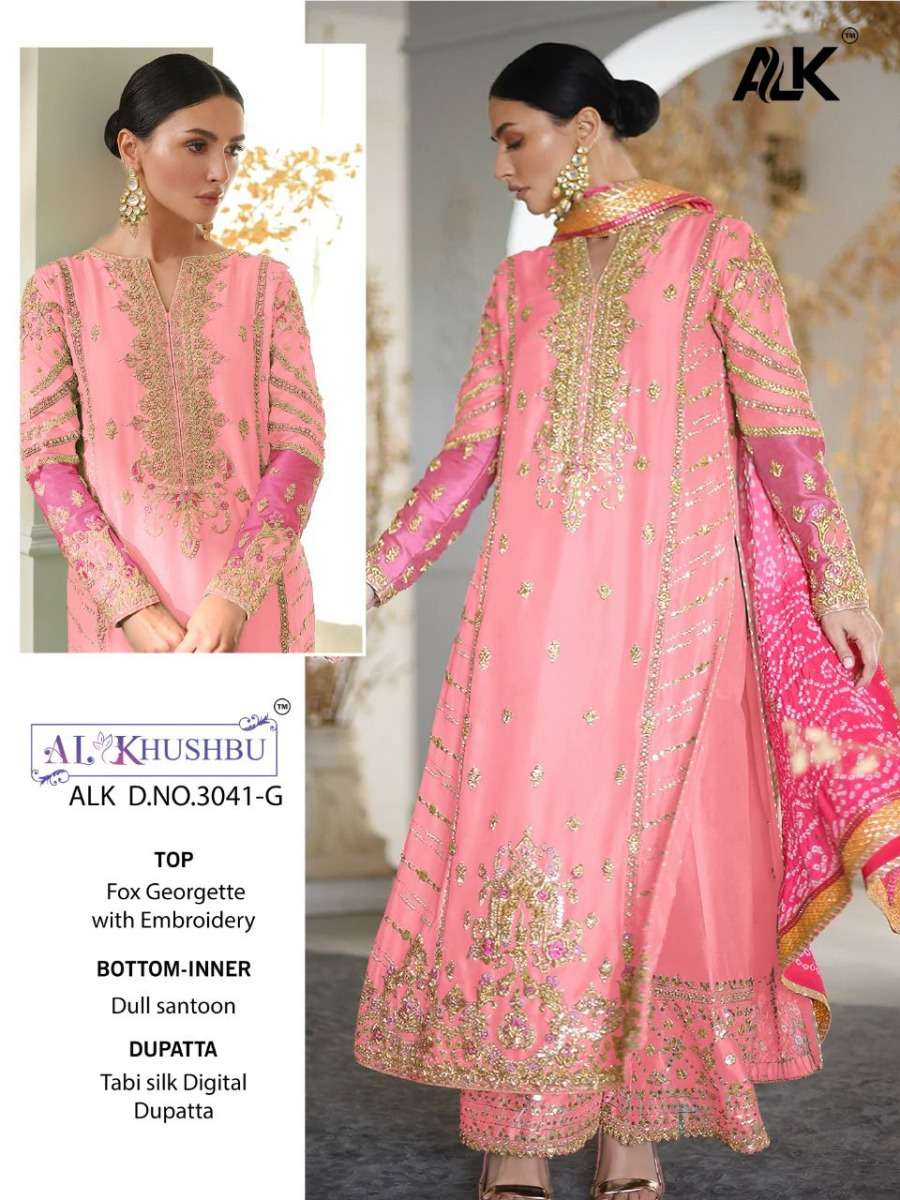 AL KHUSHBU DESIGN NO 3041 EFG COLORS WHOLESALE RATE IN SURAT - SAIDHARANX 