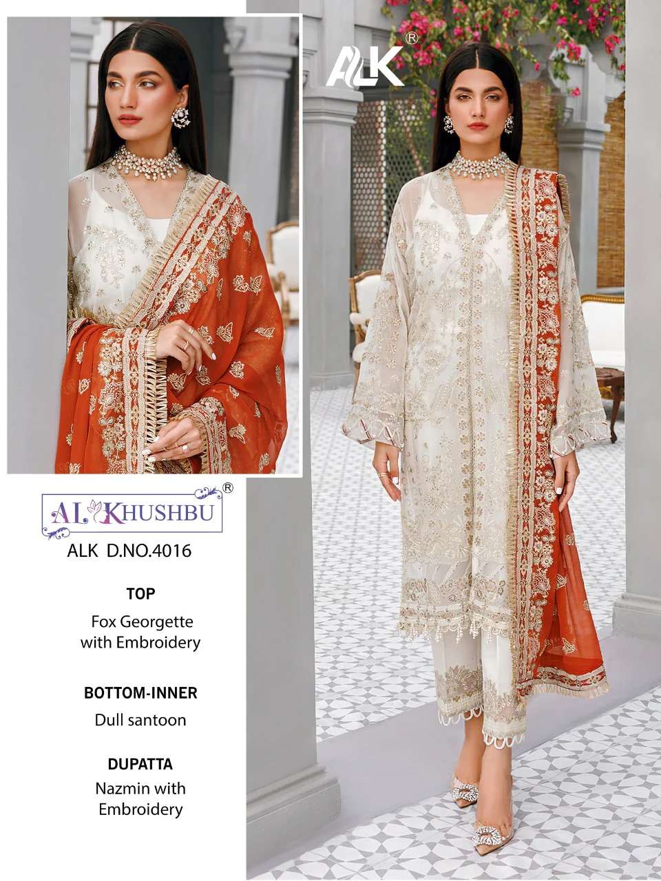 AL Khushbu Samaira Vol-3 Georgette Dress Material ( 3 Pcs Catalog ) Wholesale Rate In Surat - SaiDharaNx 