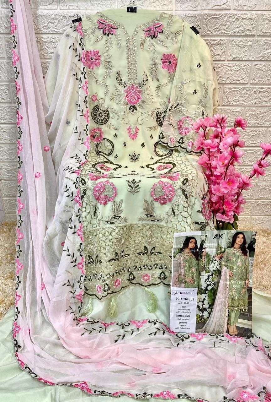 Farmaish Vol 2 By Al Khushbu Fancy Look Designer Pakistani Suits Manufacturer IN Surat - SaiDharaNx 