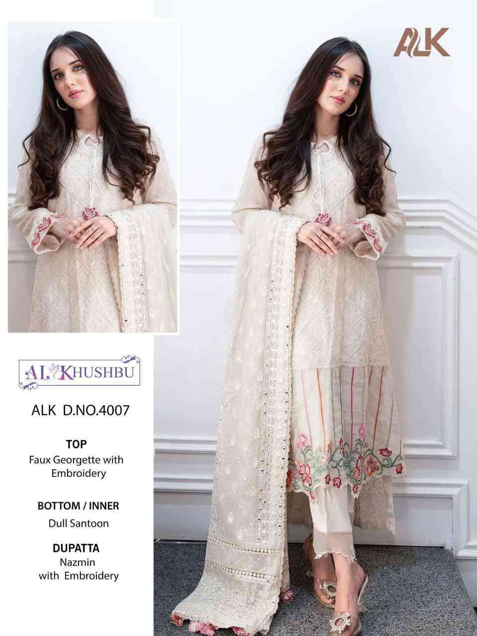 MISTY VOL-6 BY AL KHUSHBU SANTOON PAKISTANI UNSTICHED SALWAR SUITS WHOLESALE 3 PCS WHOLESALE RATE IN SURAT - SAIDHARANX 