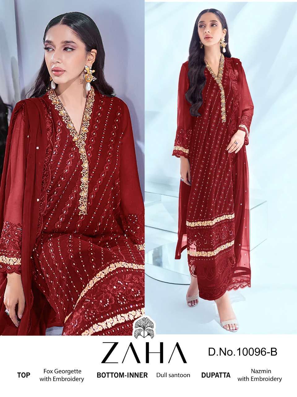 Zaha 10096 Hit Colours Pakistani Salwar Kameez Wholesale Price In Surat - SaiDharaNx 