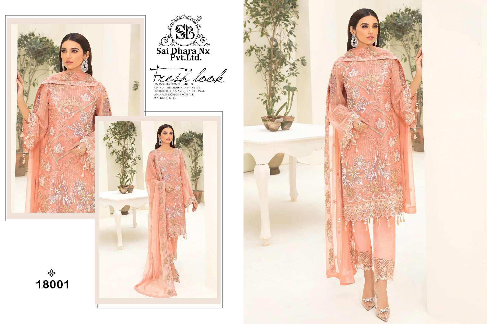 Mahnur Vol 18 Designer Pakistani Suit Collection Wholesale Rate In Surat - SaiDharaNx 