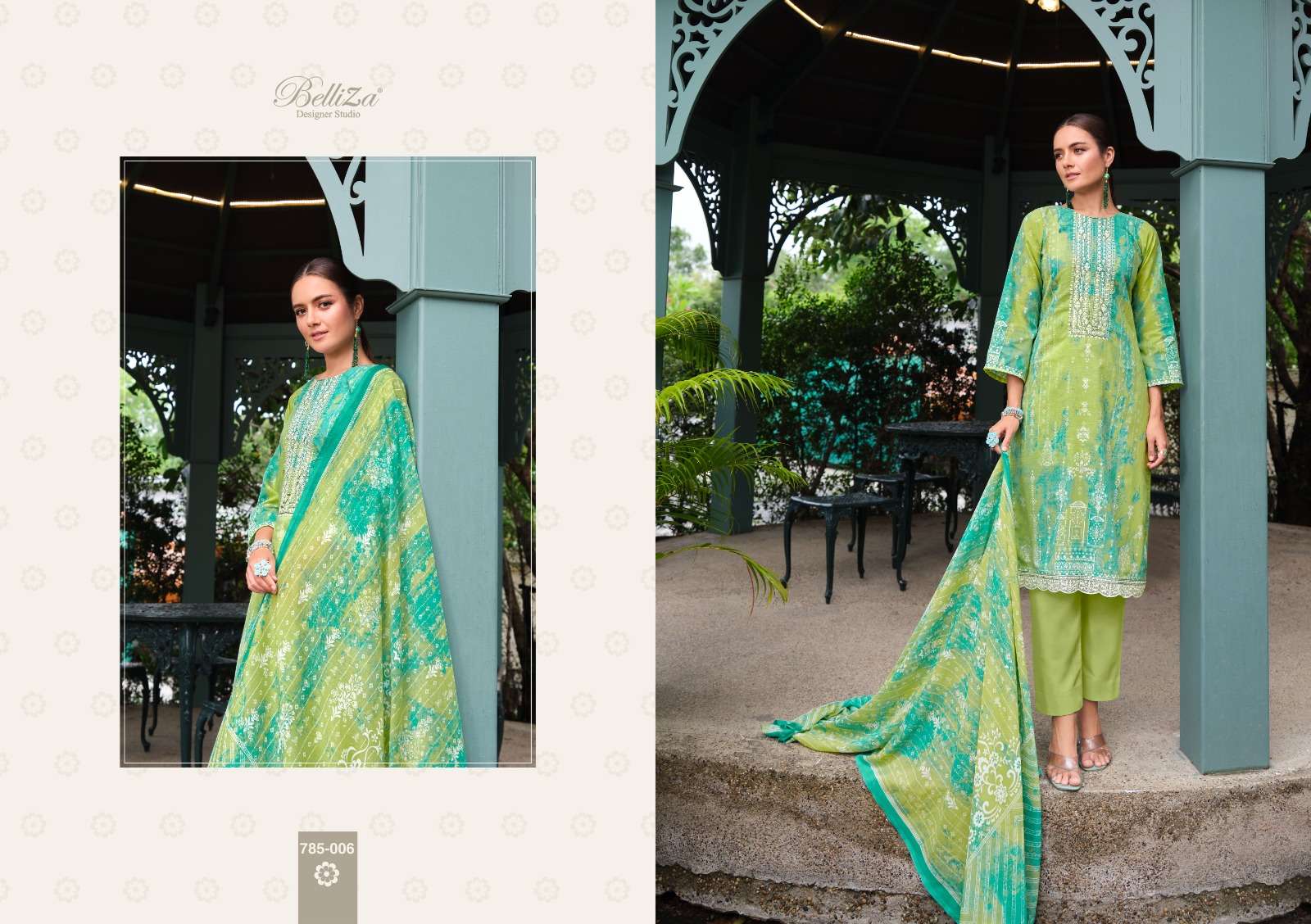 Sai Daranx Belliza Designer Studio Resham Cotton Dress Material Wholesale  Surat 