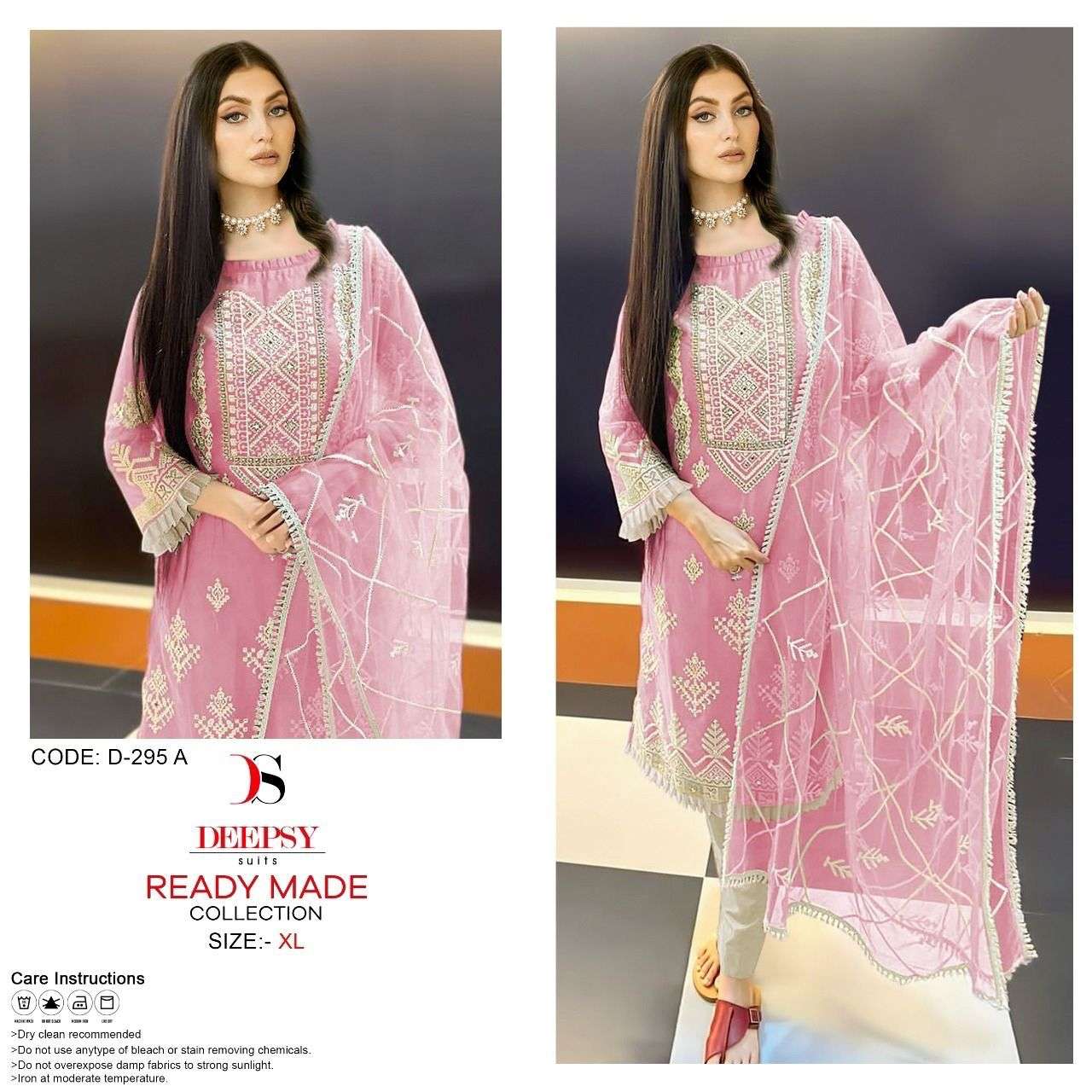 Sai Daranx Deepsy Suit D.no 295 Pakistani Organza Dress Material, Unstitched  Wholesale Rate In Surat - SaiDharaNx 