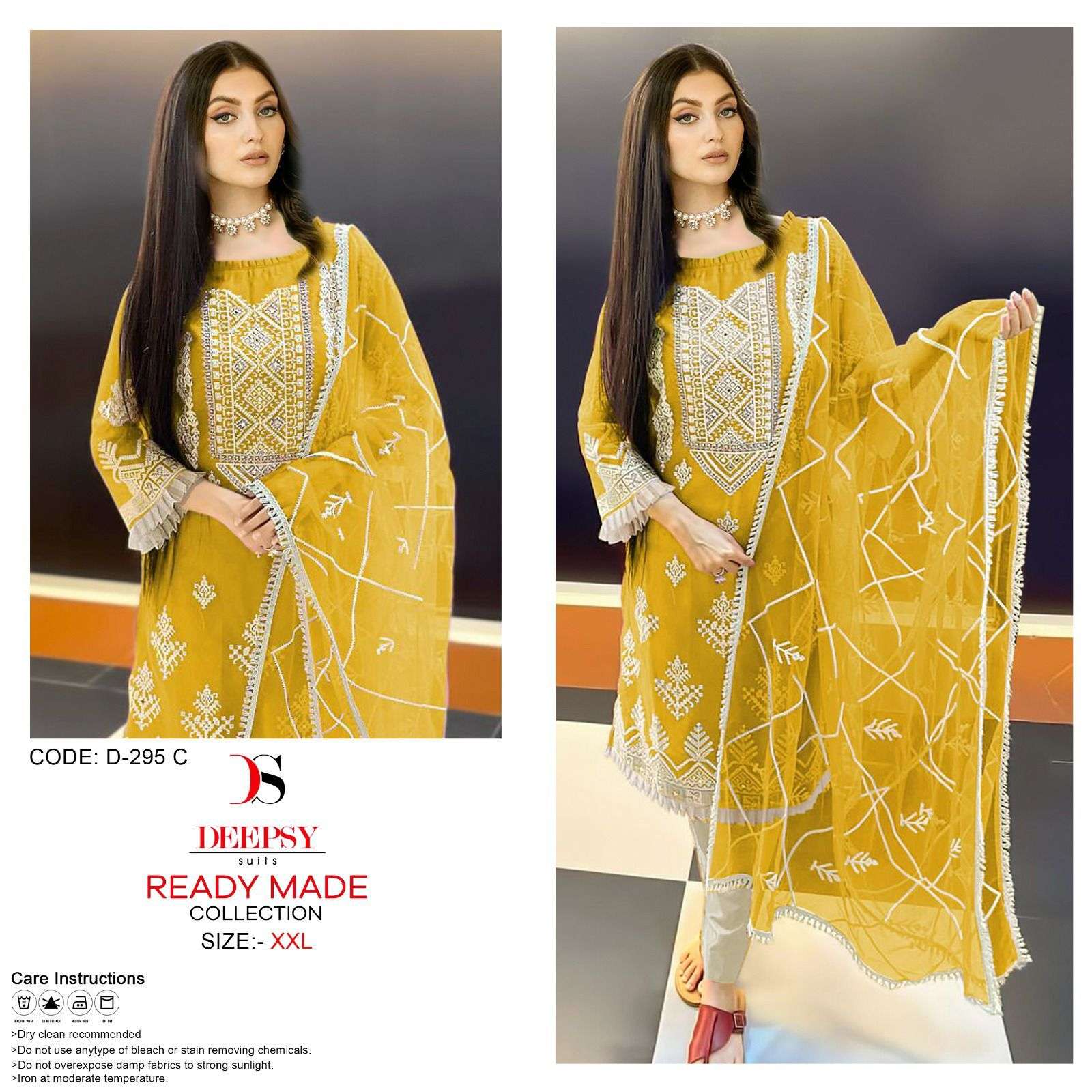 Sai Daranx Deepsy Suit D.no 295 Pakistani Organza Dress Material, Unstitched  Wholesale Rate In Surat - SaiDharaNx 