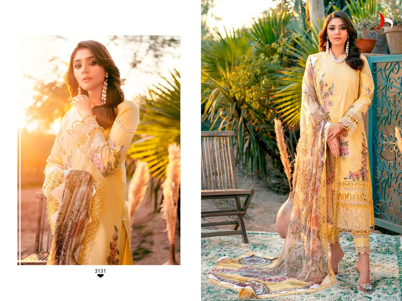 Sai Dharanx FIRDOUS OMBRE EMBROIDERED VOL-2 BY DEEPSY SUITS COTTON PAKISTANI DRESSES