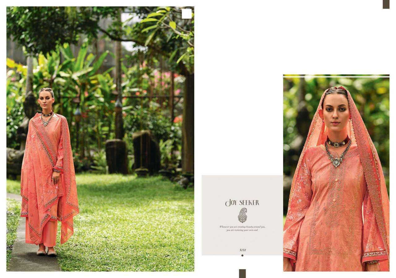 SAI DHARANX DEEPSY SUITS BIN SAEED LAWN COLLECTION VOL 3 COTTON EMBROIDERY DESIGNER SUITS WHOLESALER  SAI DHARANX _ SURAT  