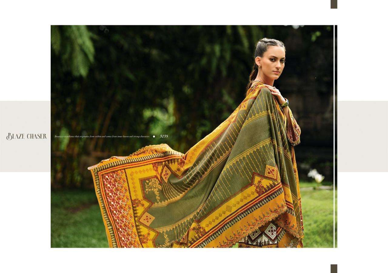 SAI DHARANX DEEPSY SUITS BIN SAEED LAWN COLLECTION VOL 3 COTTON EMBROIDERY DESIGNER SUITS WHOLESALER  SAI DHARANX _ SURAT  
