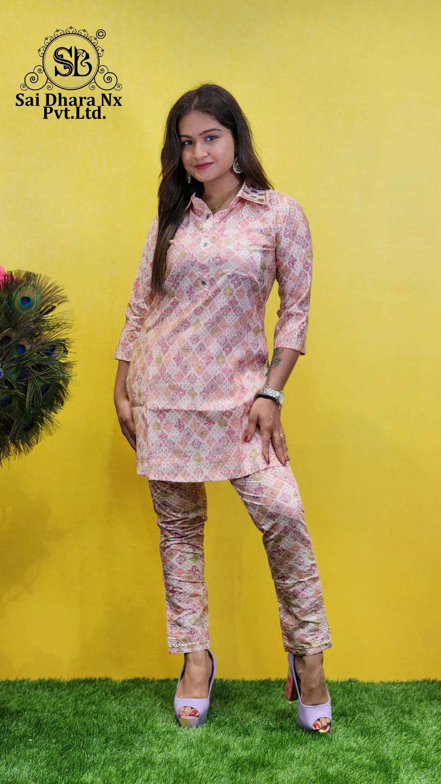 SAIDHARANX PRESENTS READY TO TRENDY WEAR  FANCY  CO-ORD SET COMBO WHOLESALE SHOP IN SURAT