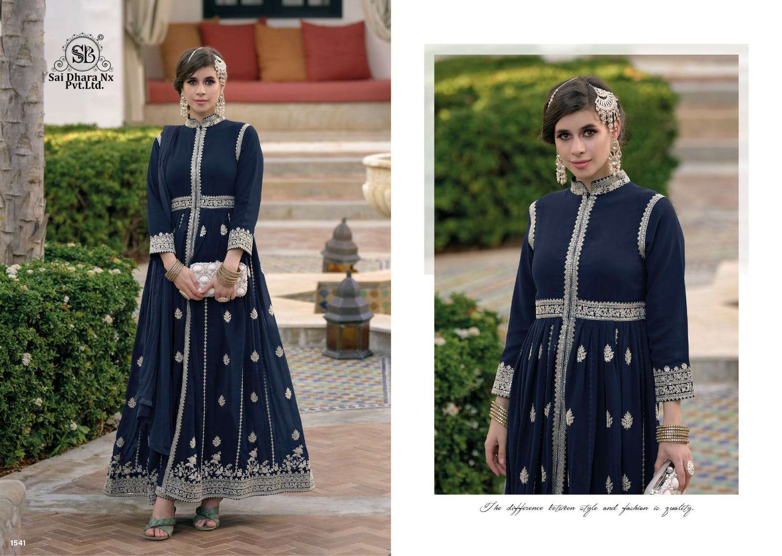 SAIDHARANX PRESENTS BLOOMING GEORGETTE WITH EMBROIDERY WORK LONG SHARARA PATTERN KURTI WHOLESALE SHOP IN SURAT 