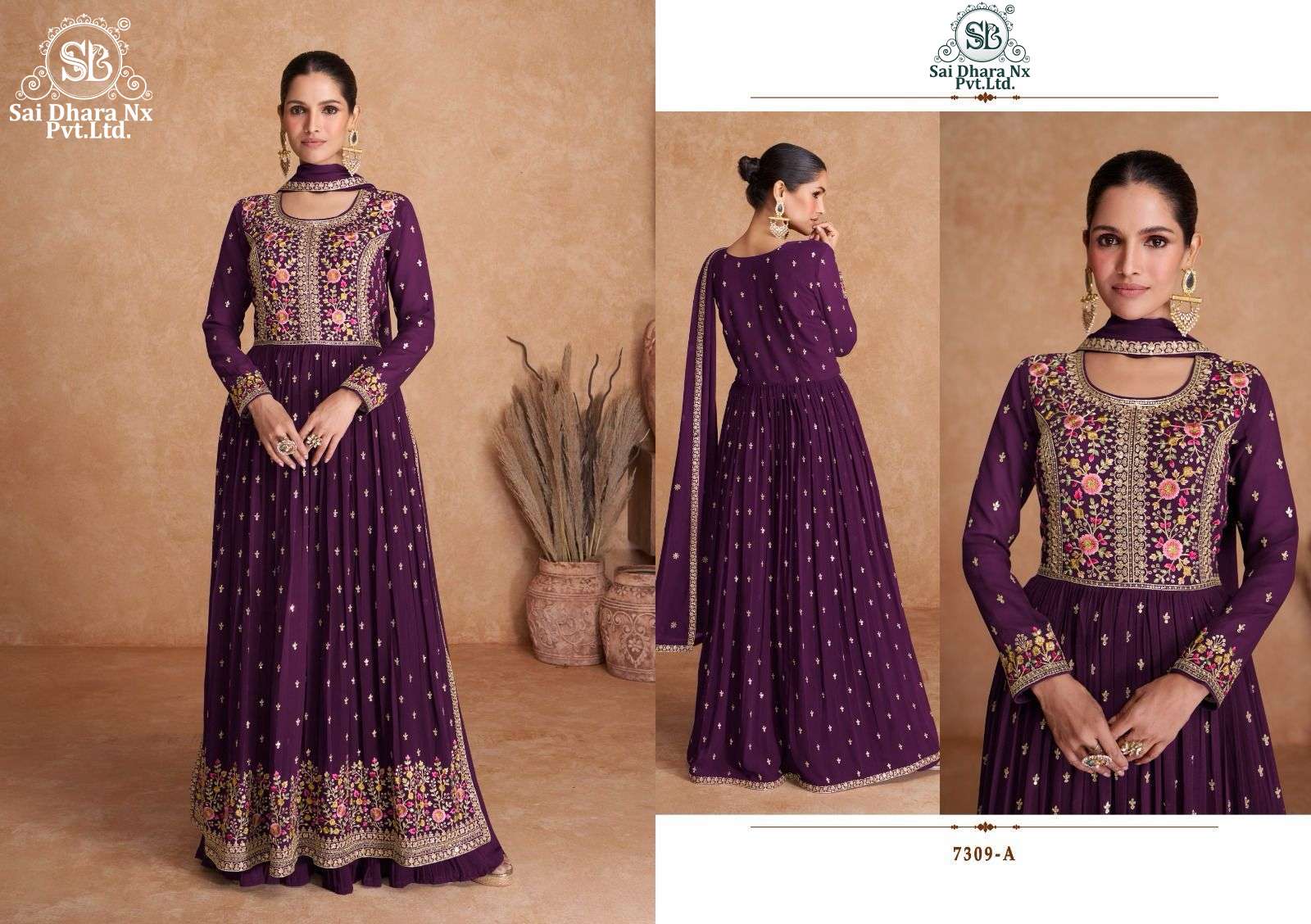 SAIDHARANX PRESENTS LATEST SAAWAN BEAUTIFUL READYMADE NAYRA CUT SALWAR SUIT WHOLESALE SHOP IN SURAT