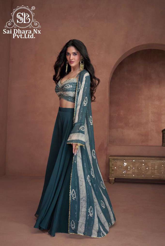 SAIDHARANX PRESENTS UTSAV READYMADE FANCY WESTERN PARTY WEAR LONG SHRUG STYLE DESIGNER SUITS  WHOLESALE SHOP IN SURAT