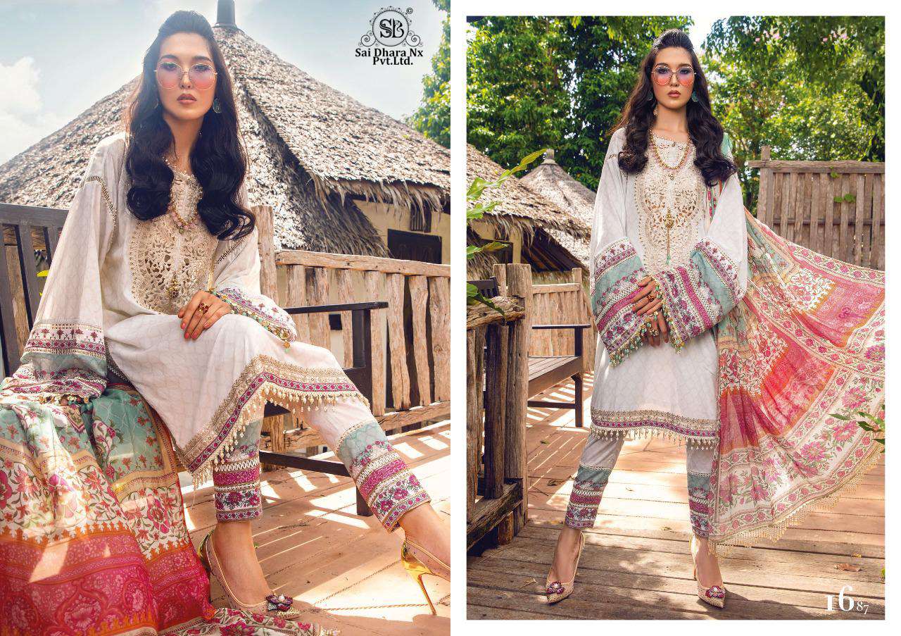 deepsy suits presents maria b 22 heavy embroidery work 3 piece pakistani suit wholesale shop in surat - SaiDharaNx 