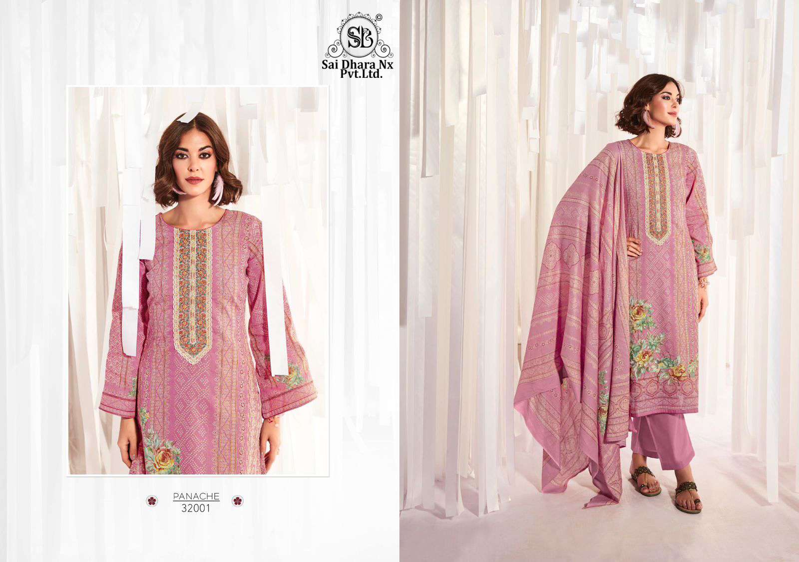 Mumtaz art present latest lawn cotton pakistani 3 piece suits Wholesale Shop In surat - SaiDharaNx
