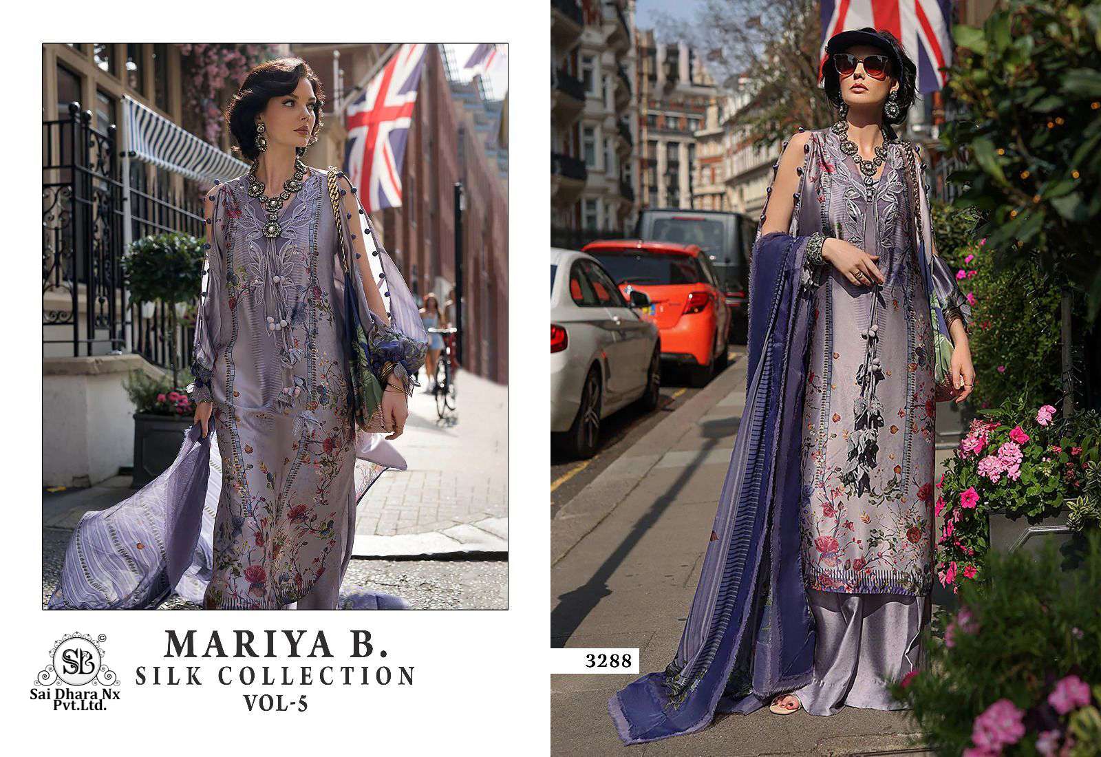 shree fabric presents maria b pakistani suit wholesale shop in surat - SaiDharaNx