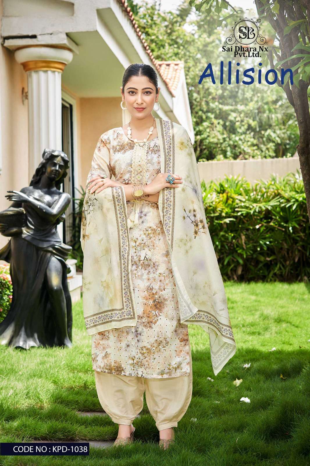 vitara fashion present cotton work latest 3 pcs combo set wholesale shop in surat - SaiDharaNx
