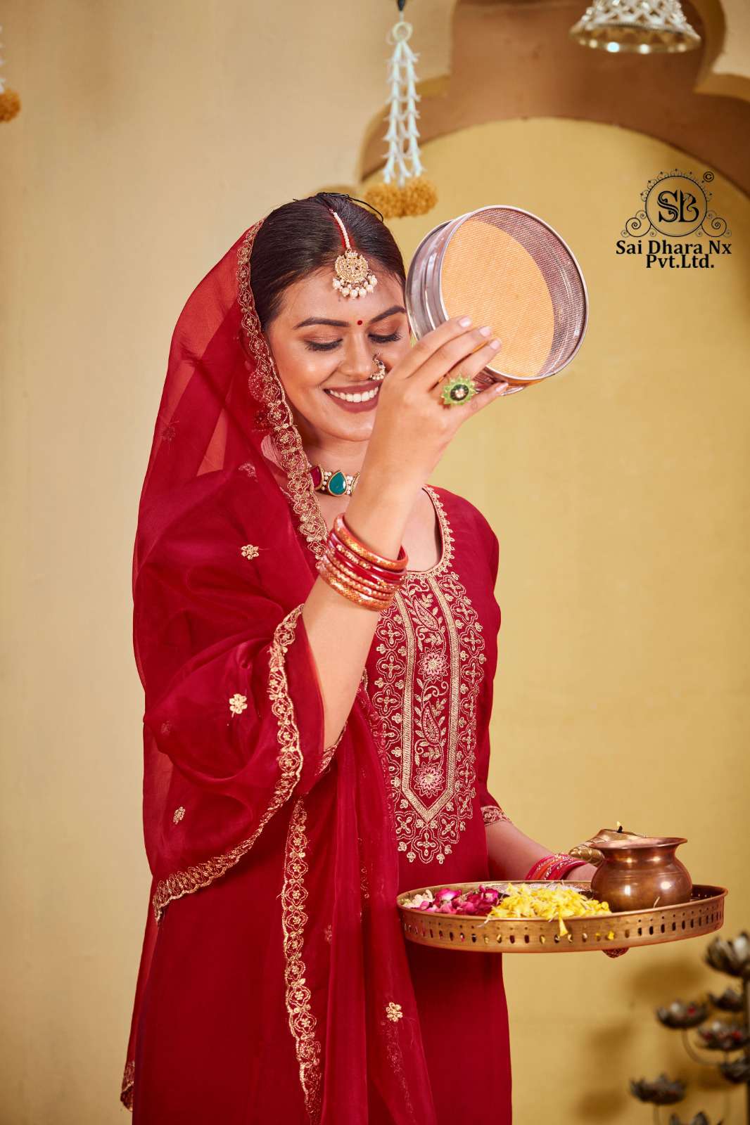 vitara fashion presents 3 pcs combo set wholesale shop in surat - SaiDharaNx