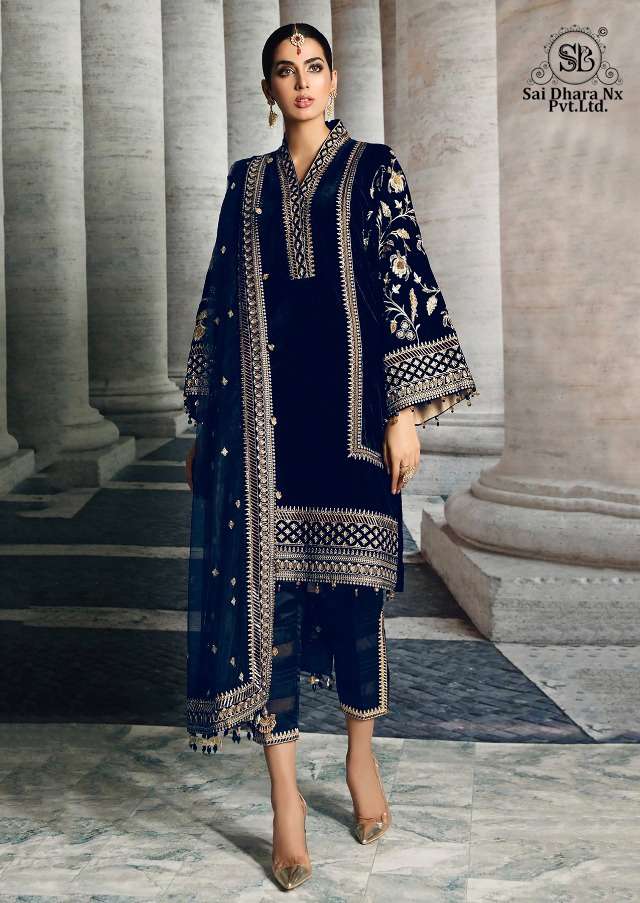 deepsy suit presents 3 piece velvet pakistani suit wholesale shop in surat - SaiDharaNx