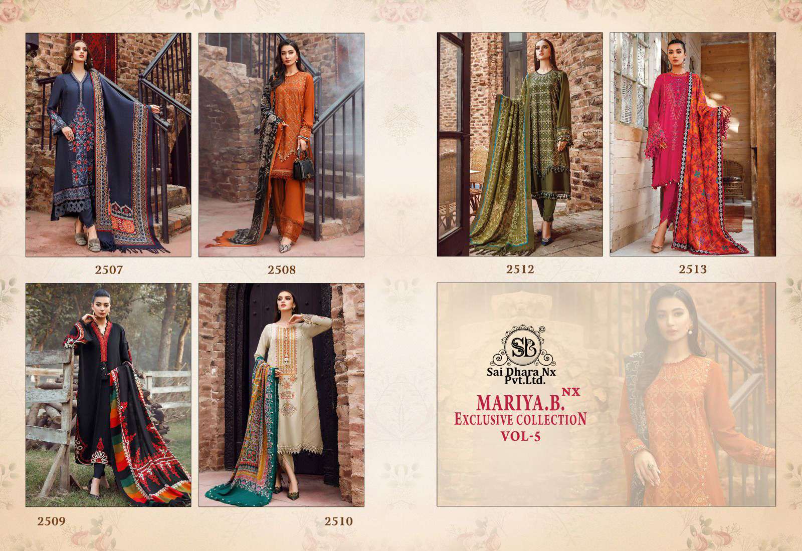 maria b presents latest 3 piece pakistani suit wholesale shop in surat - SaiDharaNx 